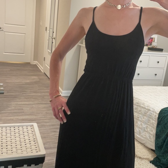 Urban Outfitters Maxi Black Dress Tank - Picture 2 of 8